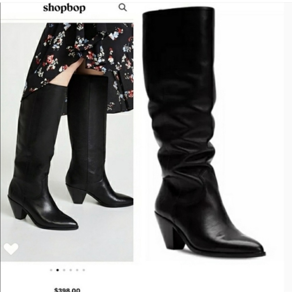 Frey lila slouchy boots